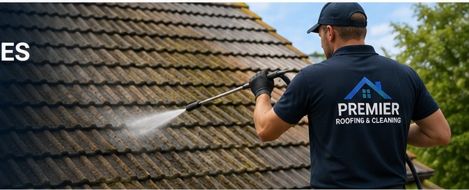 Professional roof cleaning