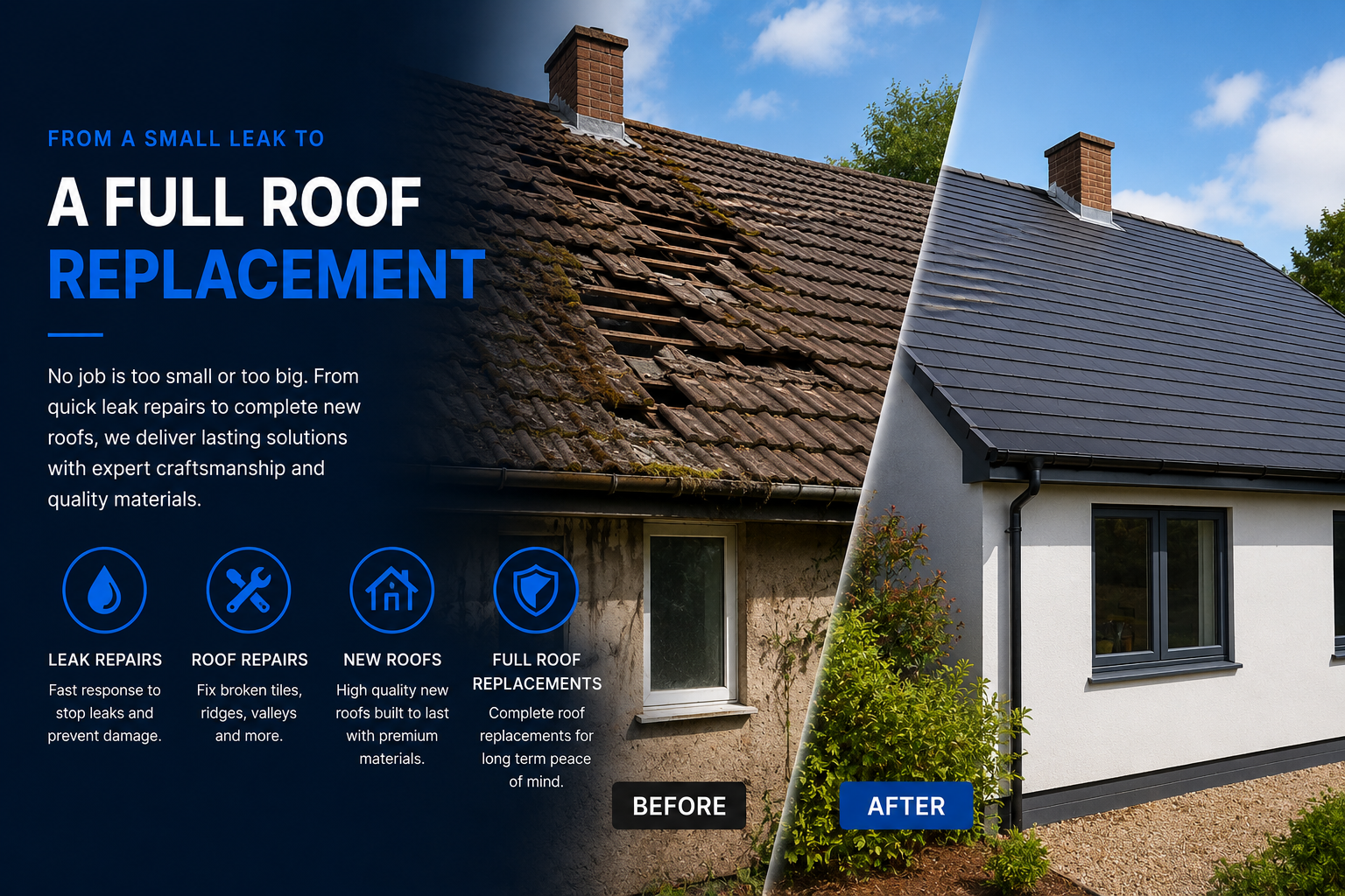 Professional roofing services